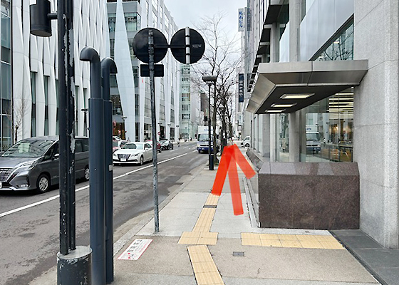 iCracked Store 札幌への道順1