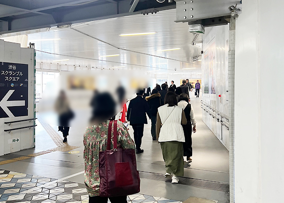 iCracked Store 東急プラザ渋谷への道順3